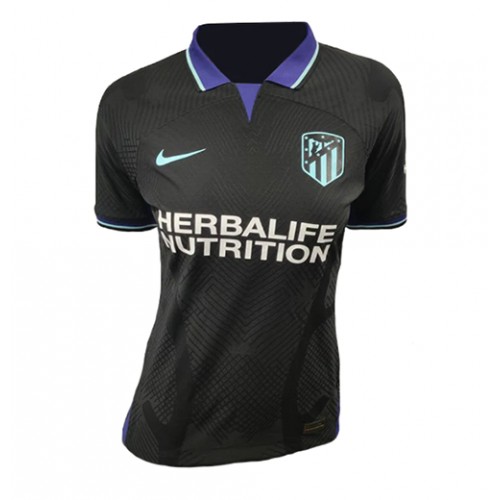 Atletico Madrid Antoine Griezmann #8 Bortedrakt Kvinner 2022-23 Kortermet Atletico Madrid Antoine Griezmann #8 Bortedrakt Kvinner 2022-23 Kortermet